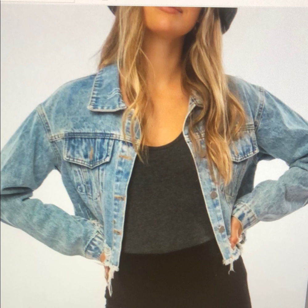 Cropped Jean Jacket